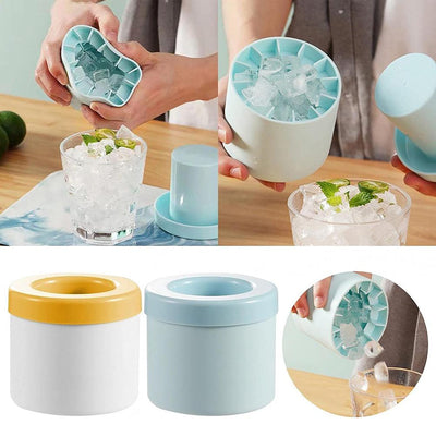 Cylinder Portable Ice Maker Bucket